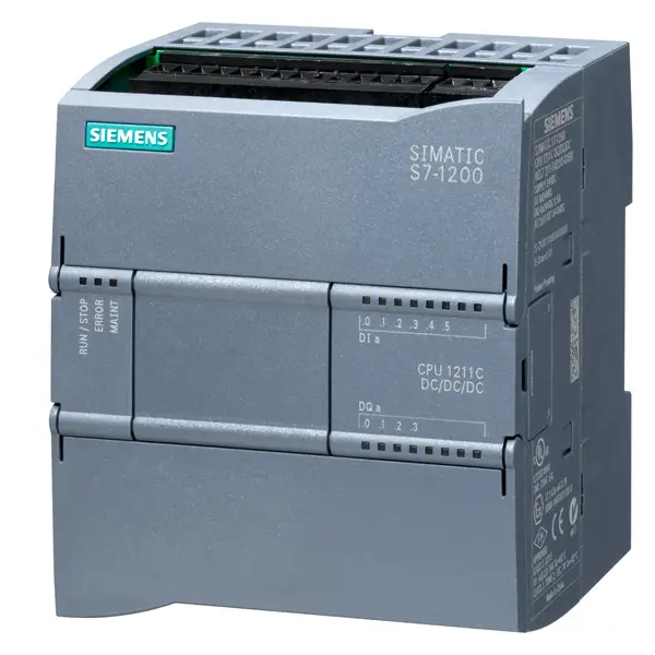 SIMATIC 6ES7211-1AE40-0XB0 S7-1200, CPU 1211C, compact CPU, DC/DC/DC, onboard I/O: 6 DI 24 V DC
