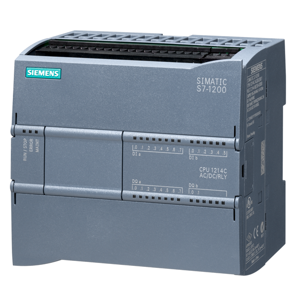 SIMATIC 6ES7214-1BG40-0XB0 S7-1200, CPU 1214C, compact CPU, AC/DC/relay, onboard I/O