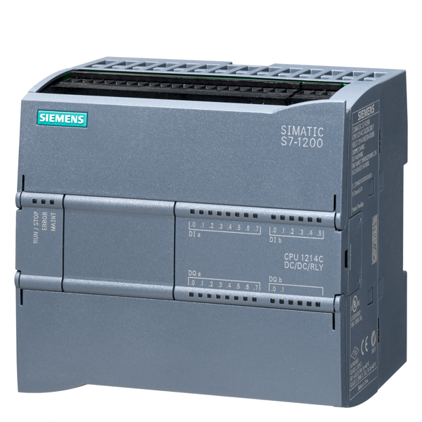 SIMATIC 6ES7214-1HG40-0XB0 S7-1200, CPU 1214C, compact CPU, DC/DC/relay, onboard I/O