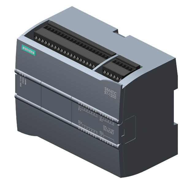 SIMATIC 6ES7215-1HG40-0XB0 S7-1200, CPU 1215C, compact CPU, DC/DC/relay, 2 PROFINET ports, onboard I/O: 14 DI 24 V DC; 10 DO relay